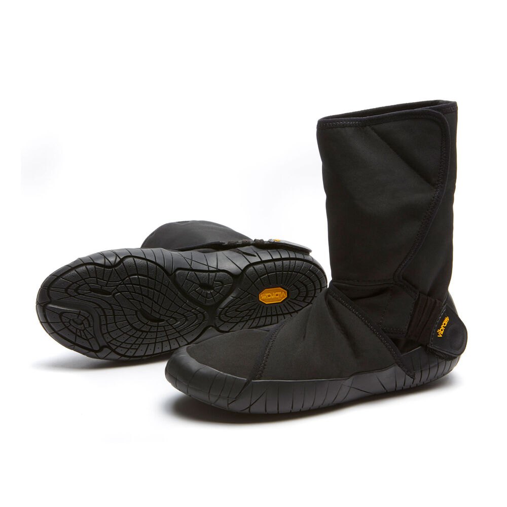 Botas Hombre Negros - Furoshiki New Yorker Mid - EYVGCF-726